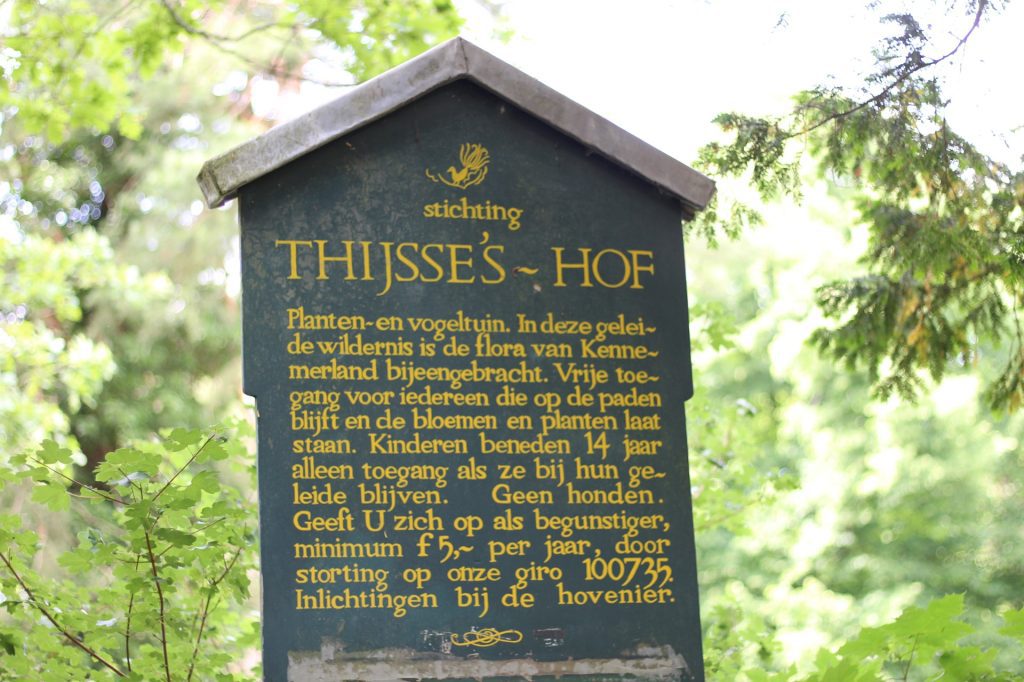 Gedichtenwandeling in Thijsse’s Hof